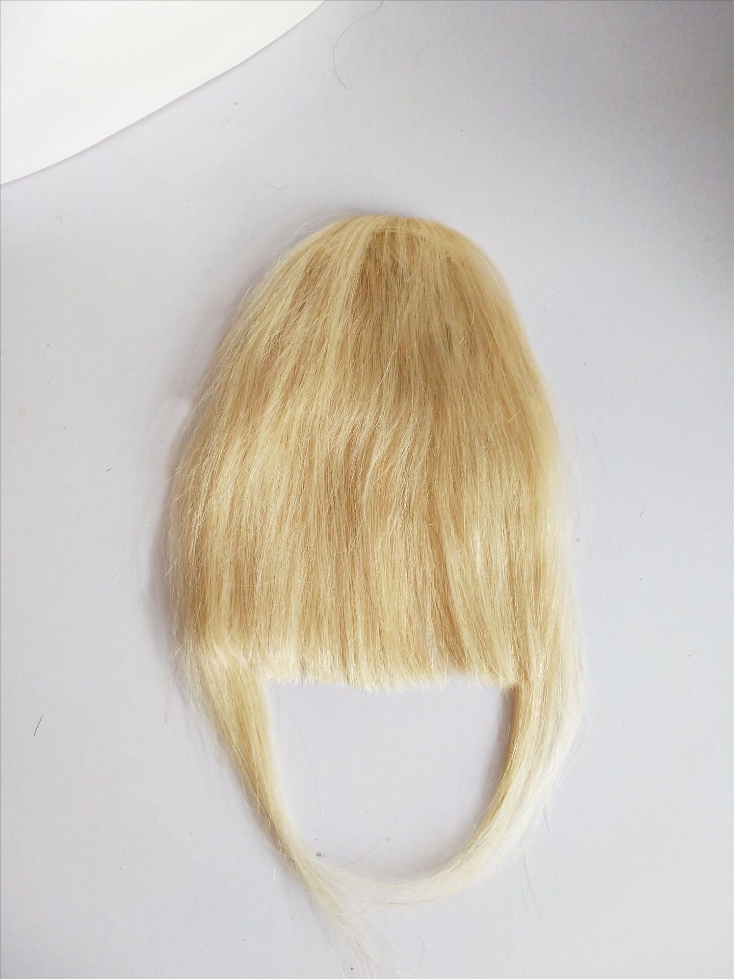 Classy Graceful Triangle Human Hair Set Wig Bangs