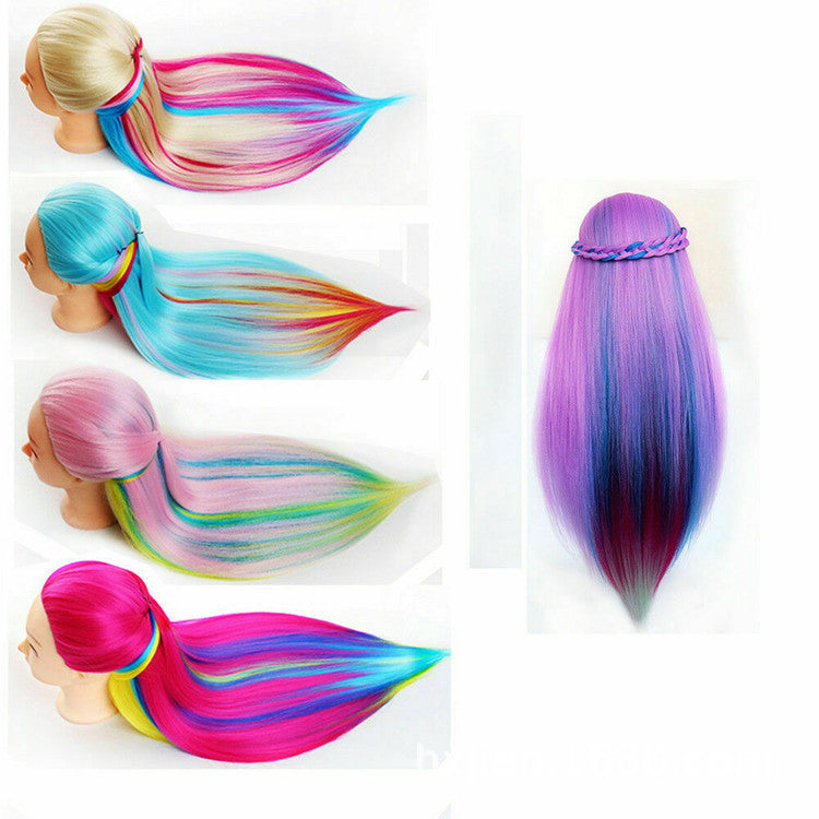 Color Practice Braided Hair Makeup Doll Other Wig