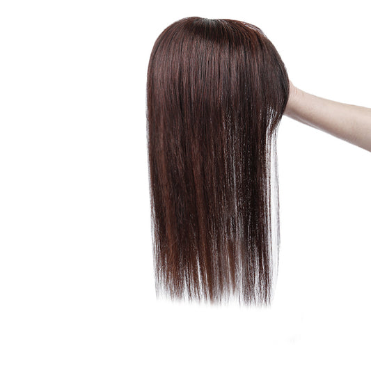 Head Extension Gasket Sheath Oblique Straight Cover Gray Length Supplementing Wig Bangs