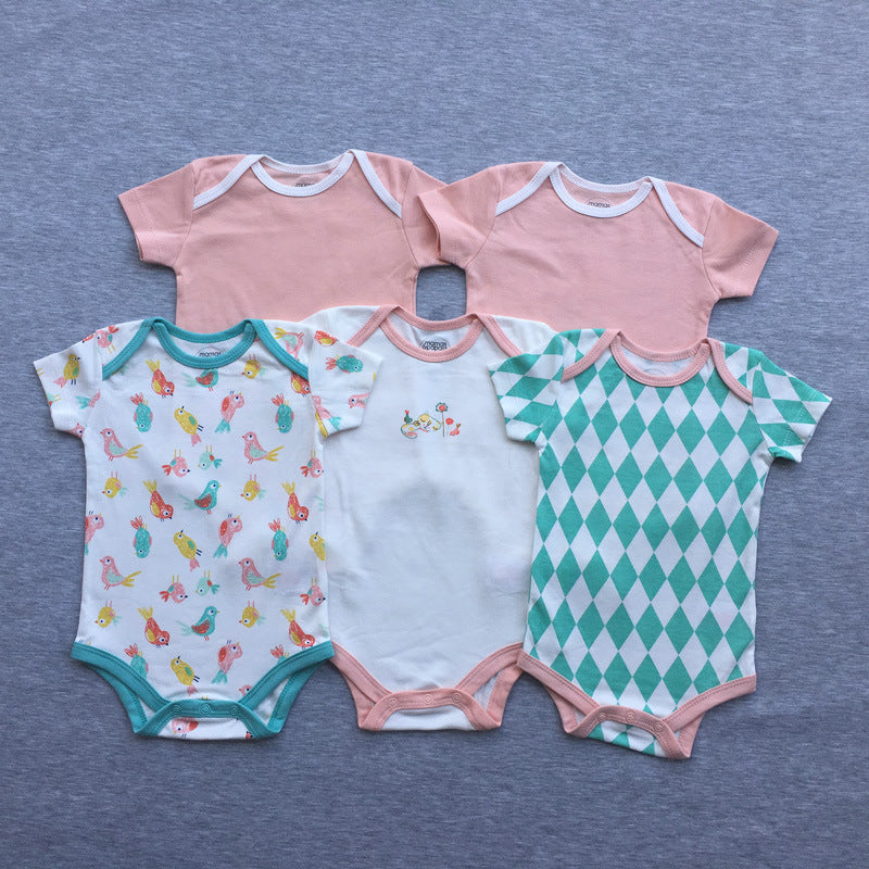 Jumpsuit Unisex Short Sleeve Born Rompers Thin Jumpsuit, Climbing Suit