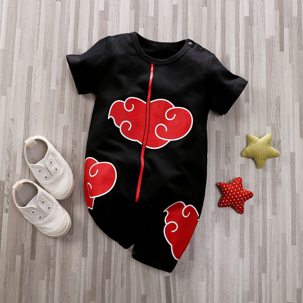 Cartoon Jumpsuit Full Cotton Thin Section Pullover Rompers Long Sleeve Jumpsuit, Climbing Suit