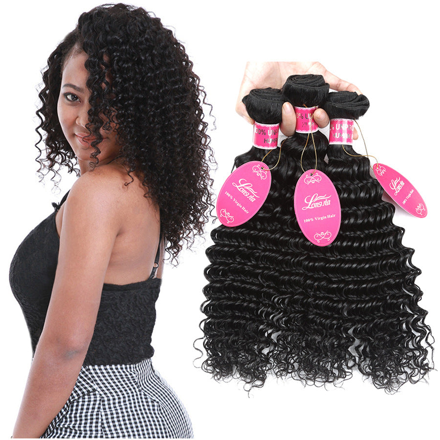 Versatile New Person Straight Weft Set Real Hair Wig