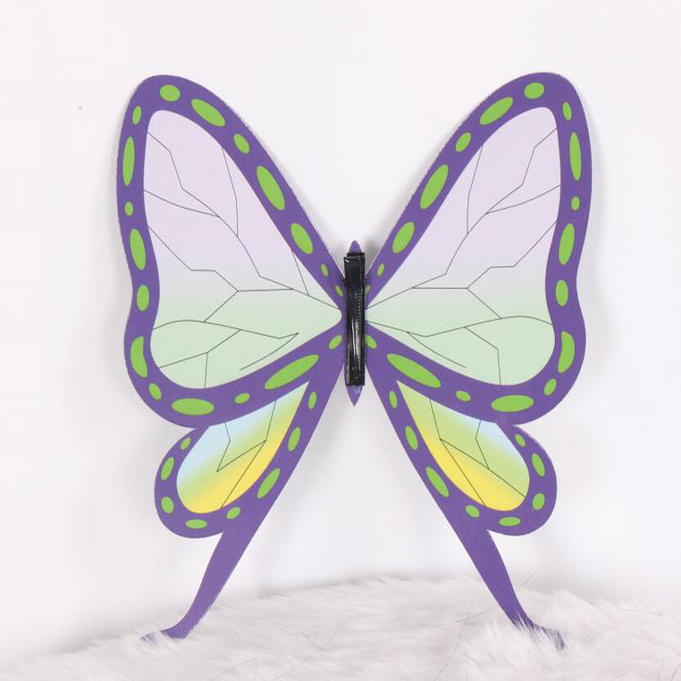 No Butterfly Bear Insect Column Headdress Available Ponytail Cos Wig