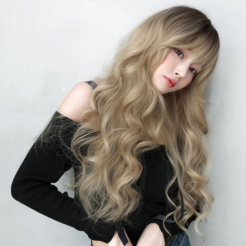 Big Wave Female Hair Curly Air Wig Long Curls