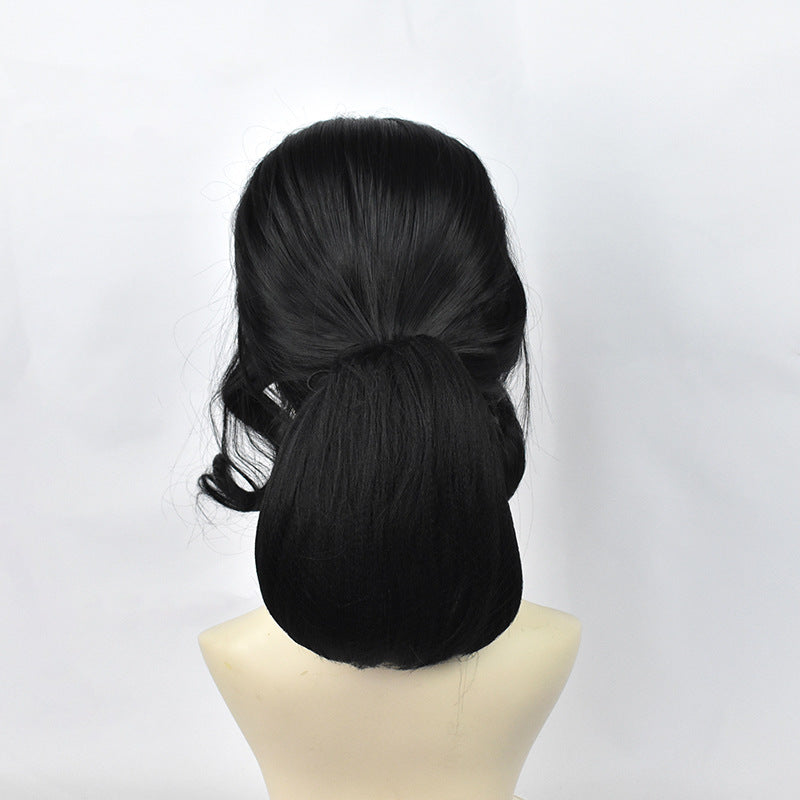 Women's No Ghost Dance Miserable Clothing Boss Big Hair Bag Style Cos Wig