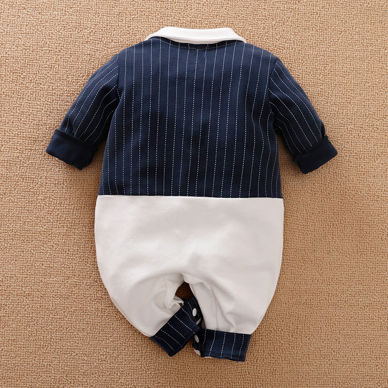 Jumpsuit Gentleman Clothes Long Sleeve Infant Jumpsuit, Climbing Suit