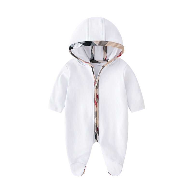 Male Born Thickened Jumpsuit Spring Cute Rompers Outer Coat Female Jumpsuit, Climbing Suit