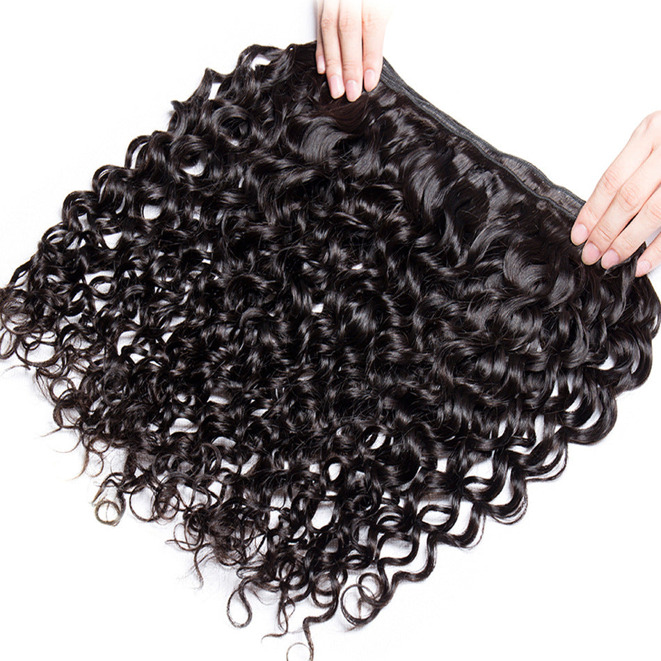 New Slouchy Human Extension Natural Thick Real Hair Wig