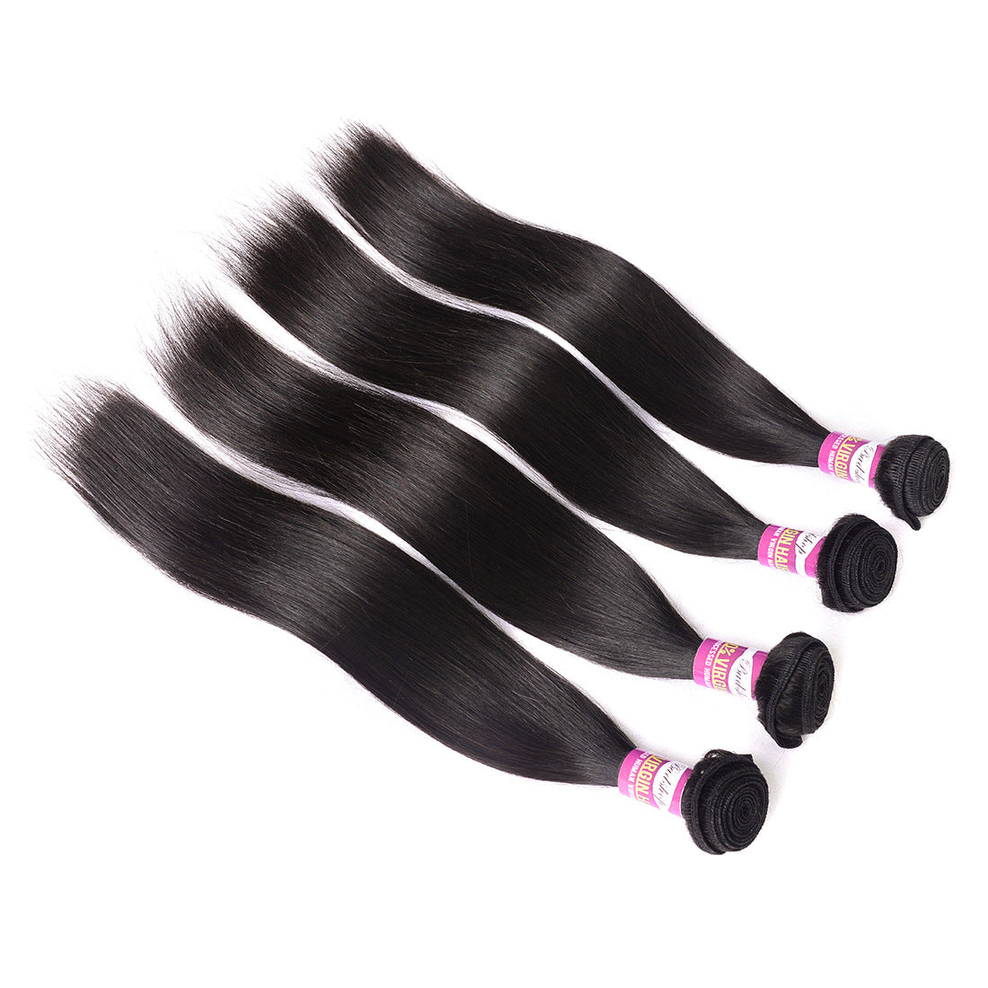 Pretty Human Hair Extension Long Straight Wig