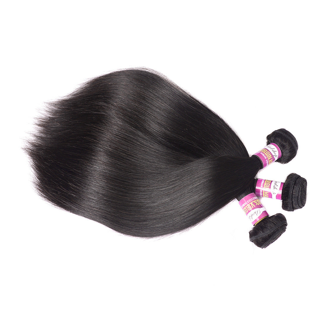 Pretty Human Hair Extension Long Straight Wig