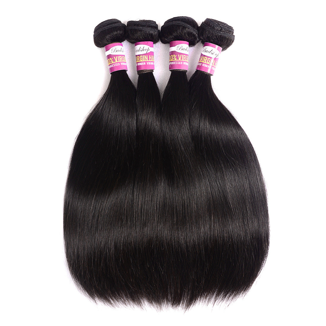 Pretty Human Hair Extension Long Straight Wig
