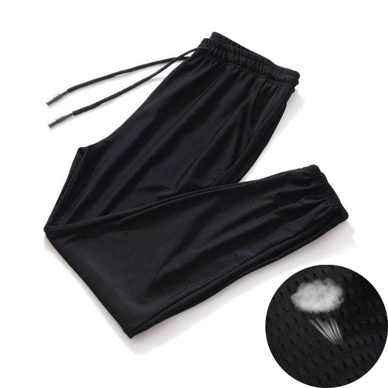 Summer Middle Big Breathable Loose Mesh Style Children's Pants