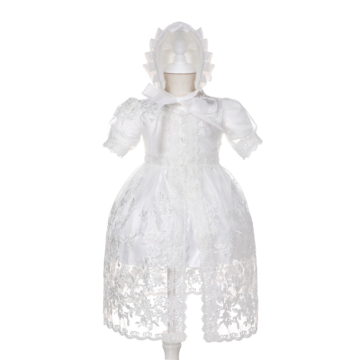 Palace Style Lace Baptism Princess Wedding Children's Dress