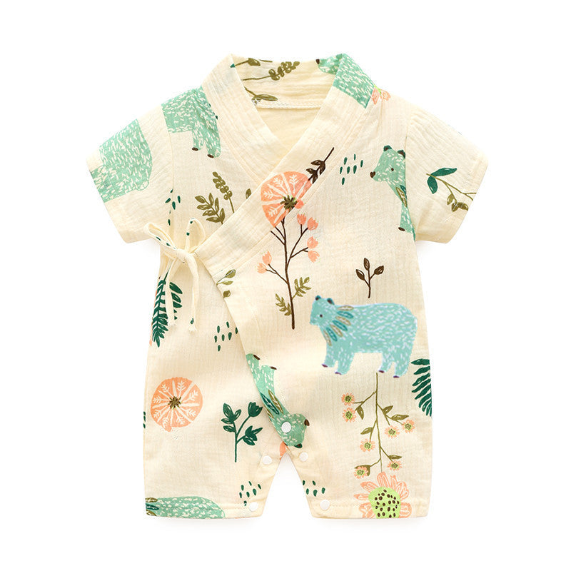 Sleeve Gown Soft Breathable Crepe Printed Jumpsuit Jumpsuit, Climbing Suit