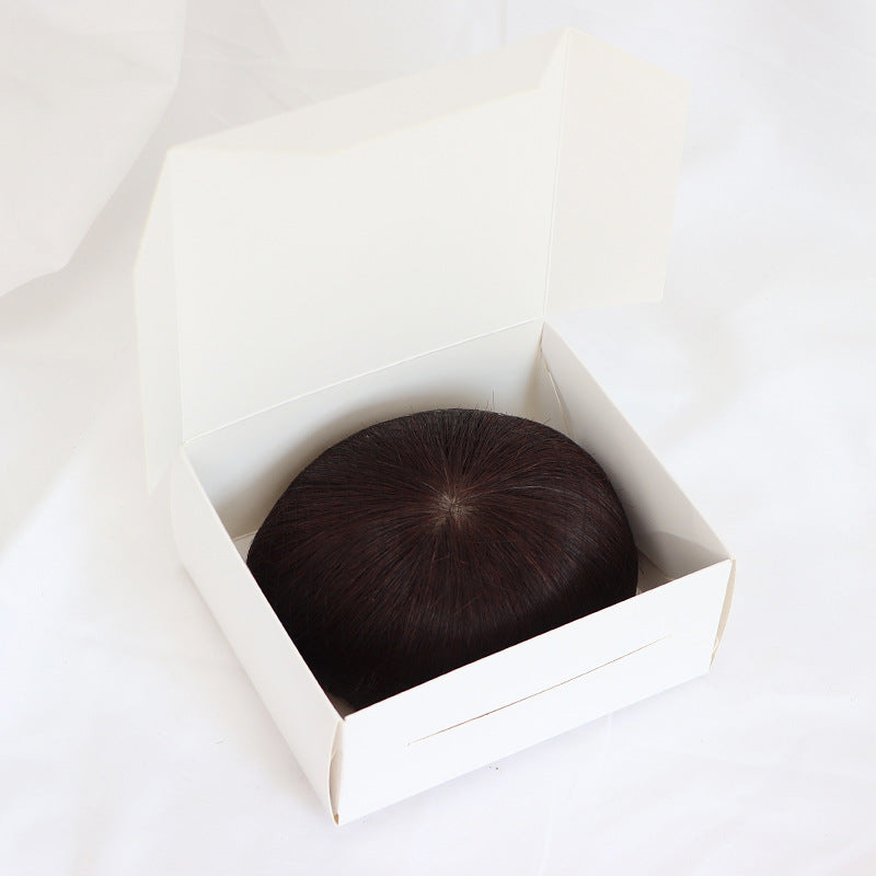 Women's Hairpiece Cover Gray Hair Set Real Supplementing Piece One-piece Thin Wig