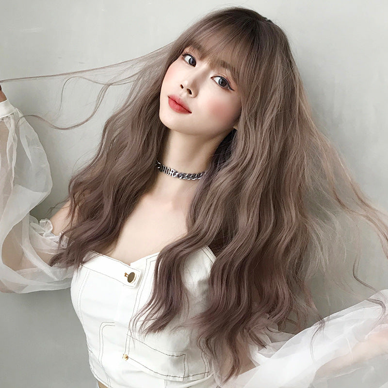 Women's Hair Wave Natural Fluffy Full Top Cover Wig Long Curls
