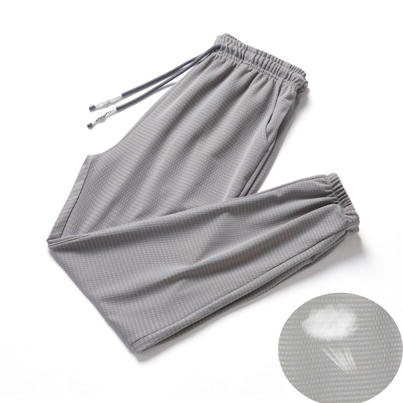 Summer Middle Big Breathable Loose Mesh Style Children's Pants