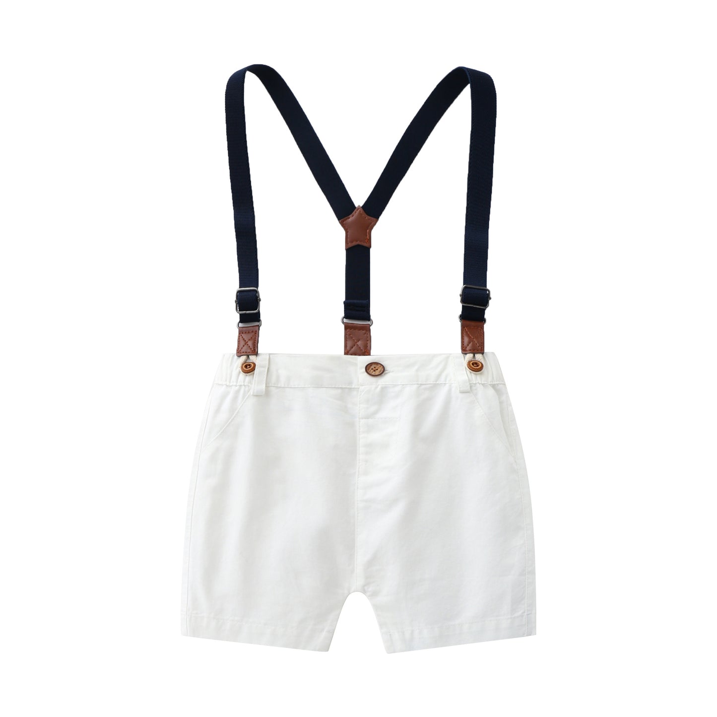 Bow Tie Suspender Pants Boy One Month Old Outfit Year Children's Suit