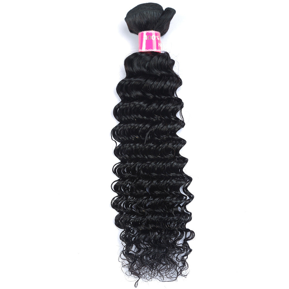 Versatile New Person Straight Weft Set Real Hair Wig
