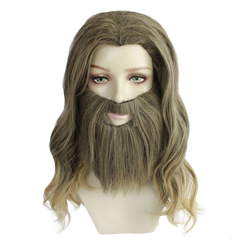 Innovative Graceful Avengers Thor Beard Anime Cos Wig