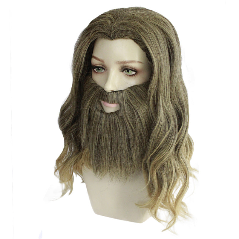 Innovative Graceful Avengers Thor Beard Anime Cos Wig