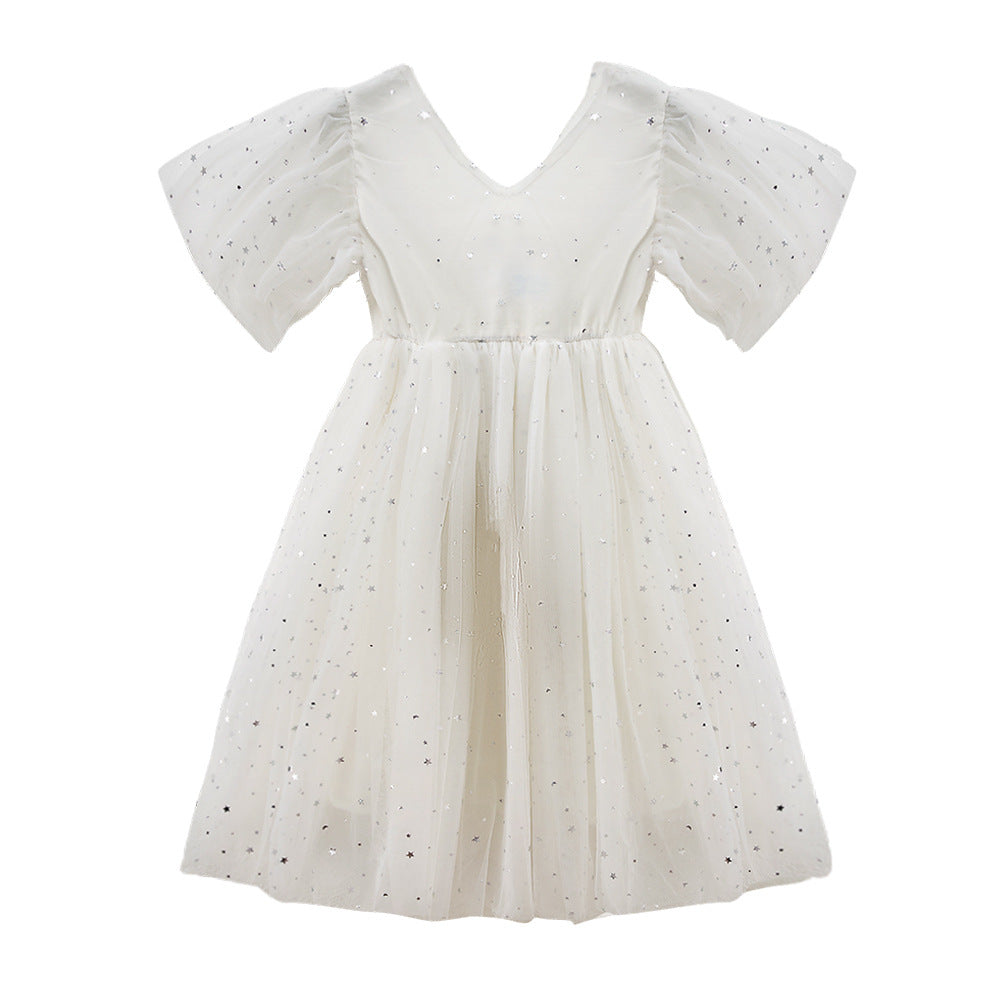 Children's Summer Princess Tulle Skirt Clothing Mesh Children's Dress