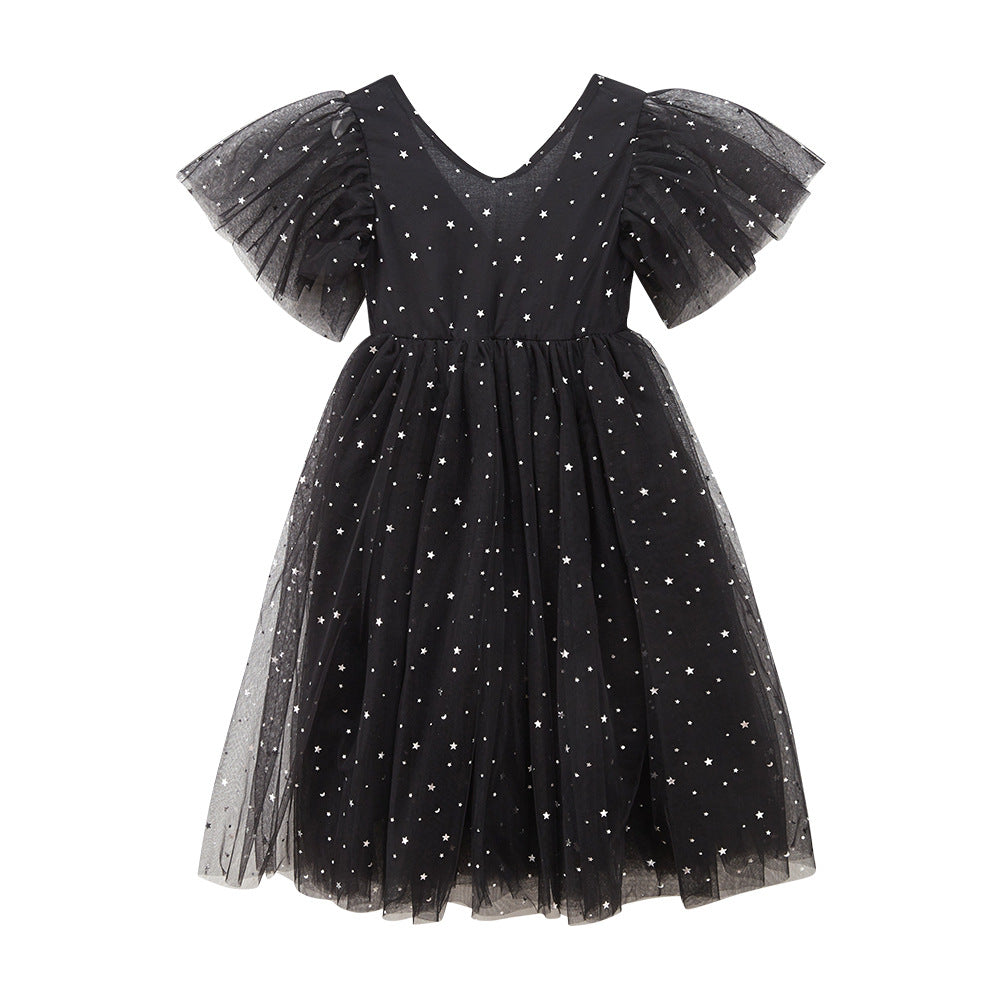 Children's Summer Princess Tulle Skirt Clothing Mesh Children's Dress