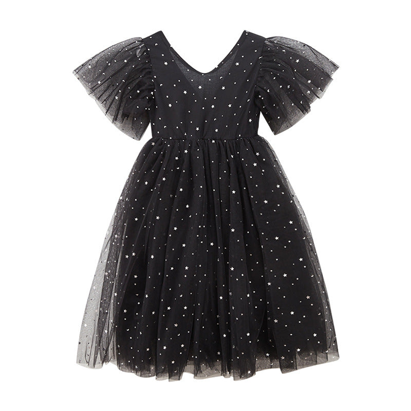 Children's Summer Princess Tulle Skirt Clothing Mesh Children's Dress