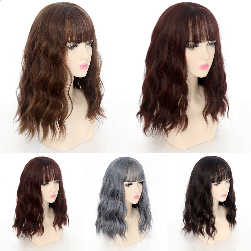 Hair Temperament Instant Noodles Small Cute Wig Long Curls