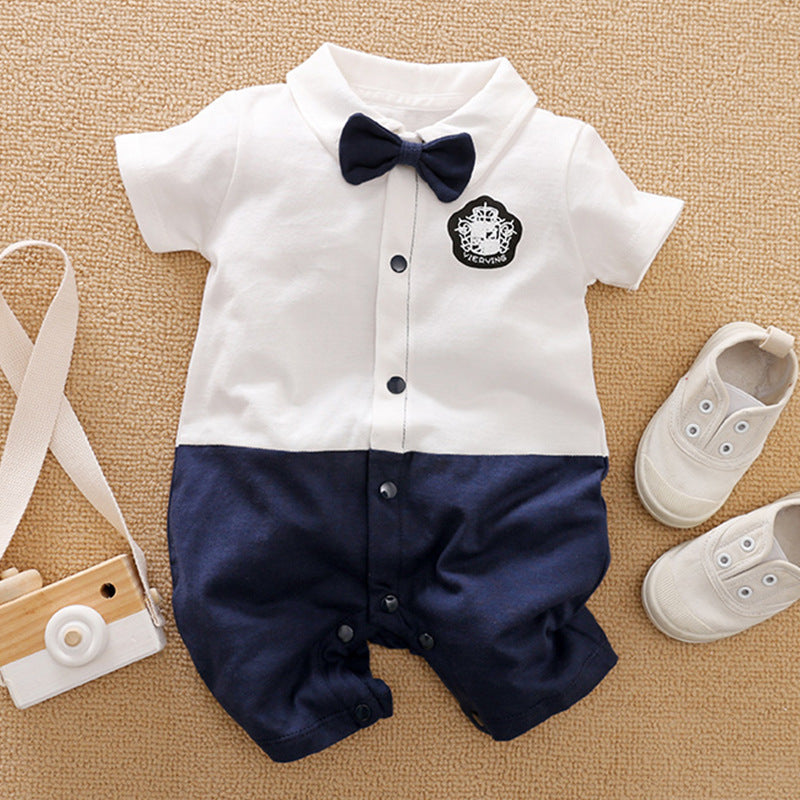 Class Gentleman Romper One Year Old Celebration Dress Jumpsuit, Climbing Suit