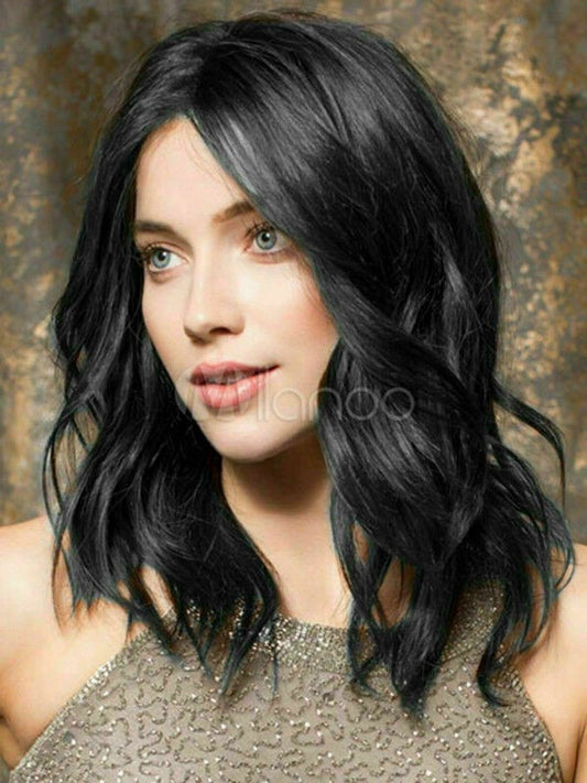 Black Curly Hair Female Big Wave Rose Wig Long Curls