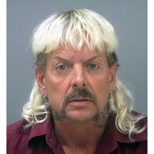 Fashion Tiger King With Earrings Moustache Cos Wig