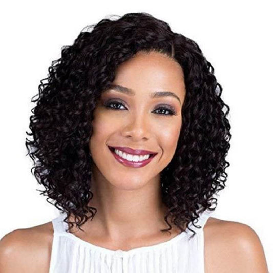 Fashionable Curly Small Pieces Of Hair Wig Long Curls