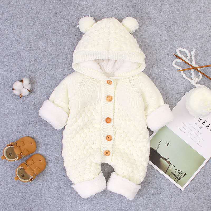 Knitted One-piece Romper Born Clothing Boys Sweater Cute Jumpsuit, Climbing Suit