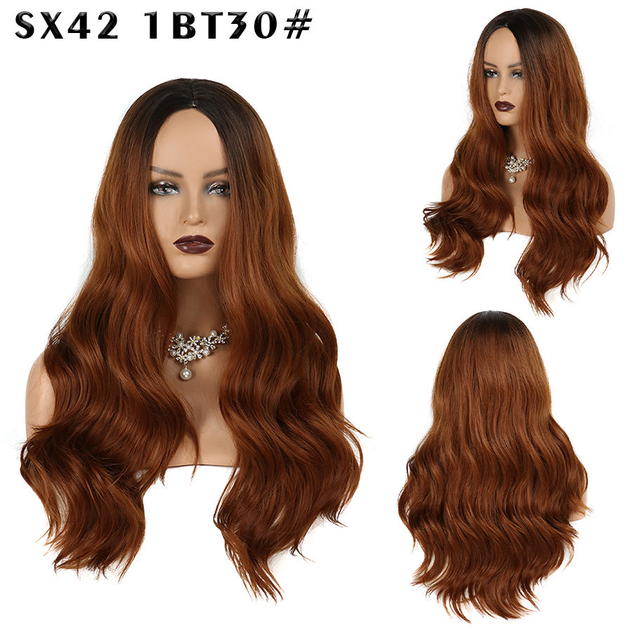 Matte Fiber Curly Hair Chemical Big Wig Long Curls