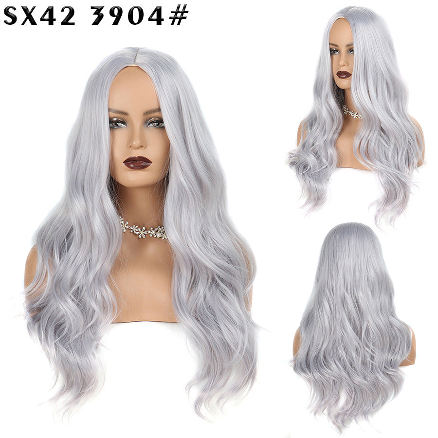 Matte Fiber Curly Hair Chemical Big Wig Long Curls
