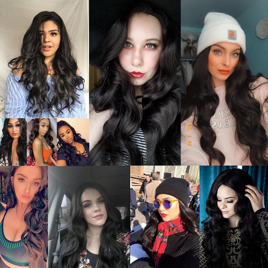 Matte Fiber Curly Hair Chemical Big Wig Long Curls