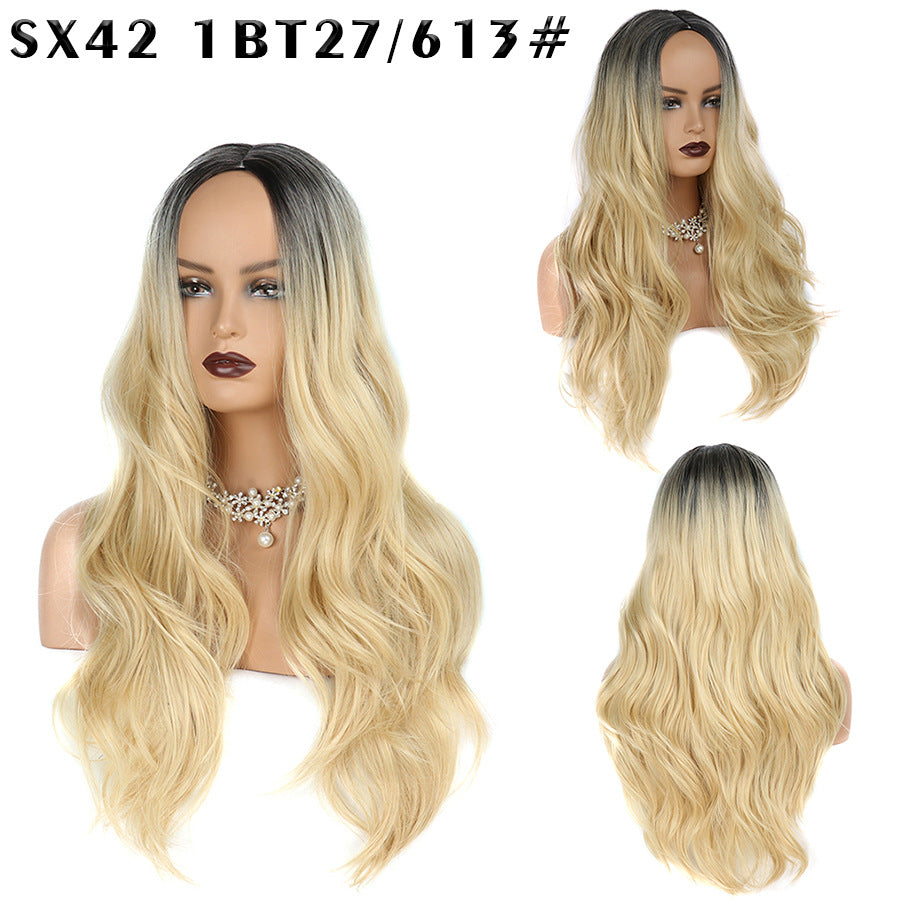 Matte Fiber Curly Hair Chemical Big Wig Long Curls