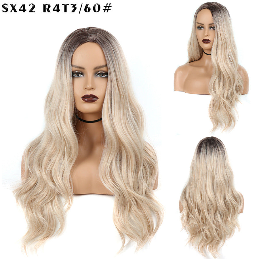 Matte Fiber Curly Hair Chemical Big Wig Long Curls