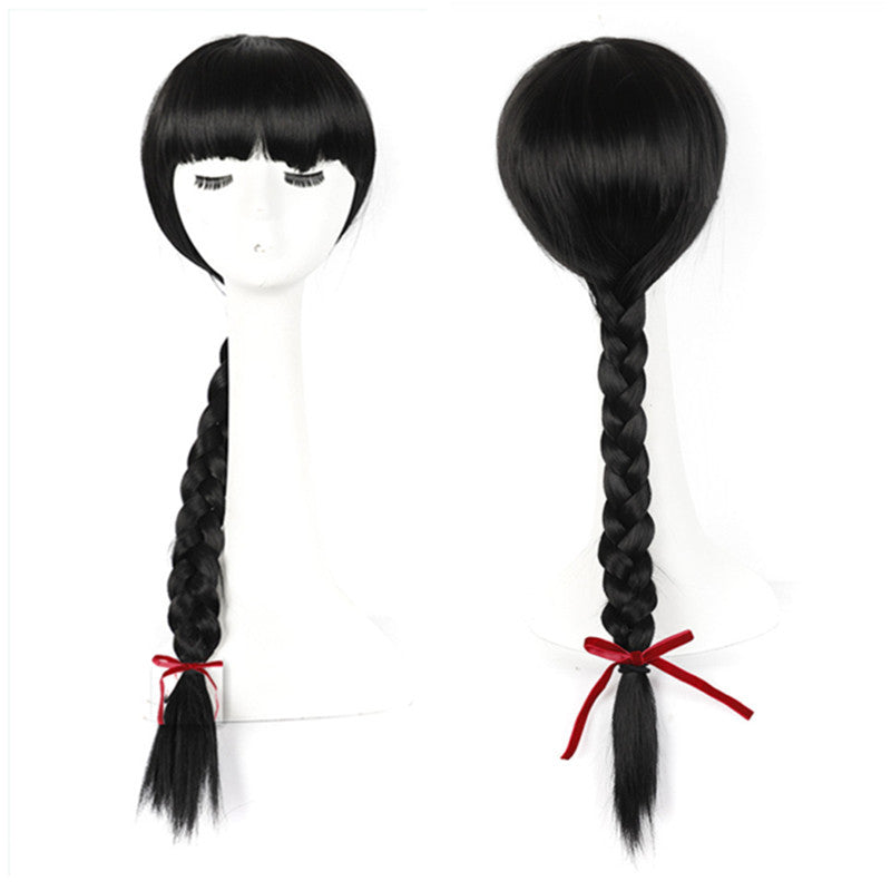 Fashion Retro Lengthened Side Bangs Twist Cos Wig