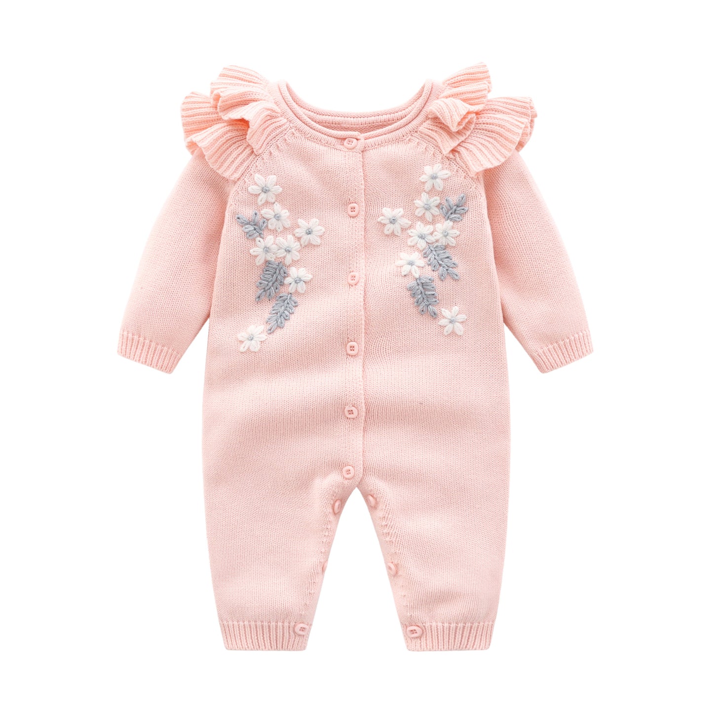 Knitted Romper Clothes For Babies Full Moon Born Jumpsuit, Climbing Suit