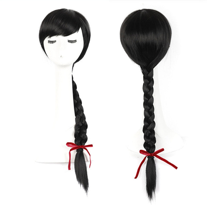 Fashion Retro Lengthened Side Bangs Twist Cos Wig