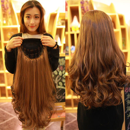 Big Wave Fluffy Pear-shaped Roll Fashion Wig Long Curls