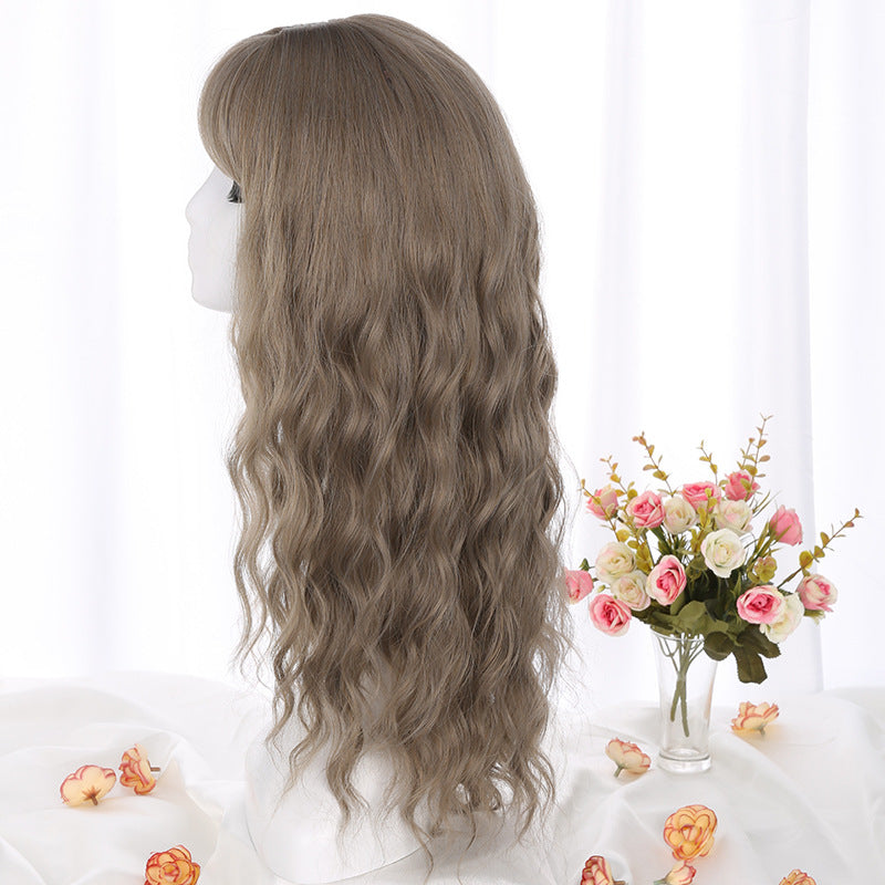 Corn Curler Cover Instant Noodles Curl See-through Bang Simulation Big Wig Long Curls