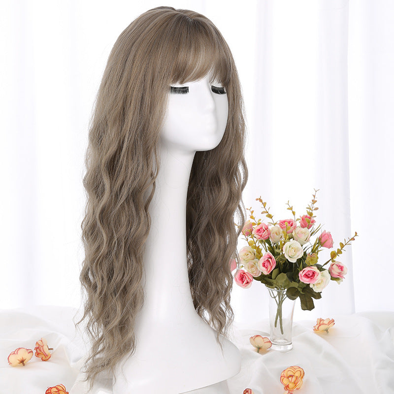 Corn Curler Cover Instant Noodles Curl See-through Bang Simulation Big Wig Long Curls