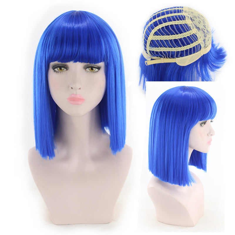 Fashion Dyed Gradient Anime Long Hair Cos Wig