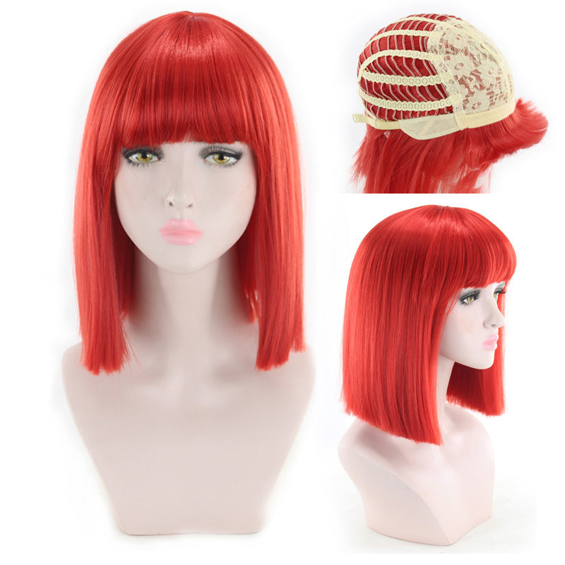 Fashion Dyed Gradient Anime Long Hair Cos Wig