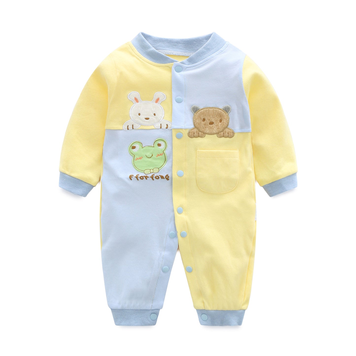 Jumpsuit Class Pure Cotton Korean Short-sleeved Jumpsuit, Climbing Suit