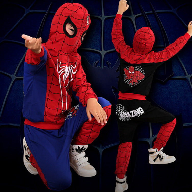Autumn Boy Spider Korean Set First Children's Suit
