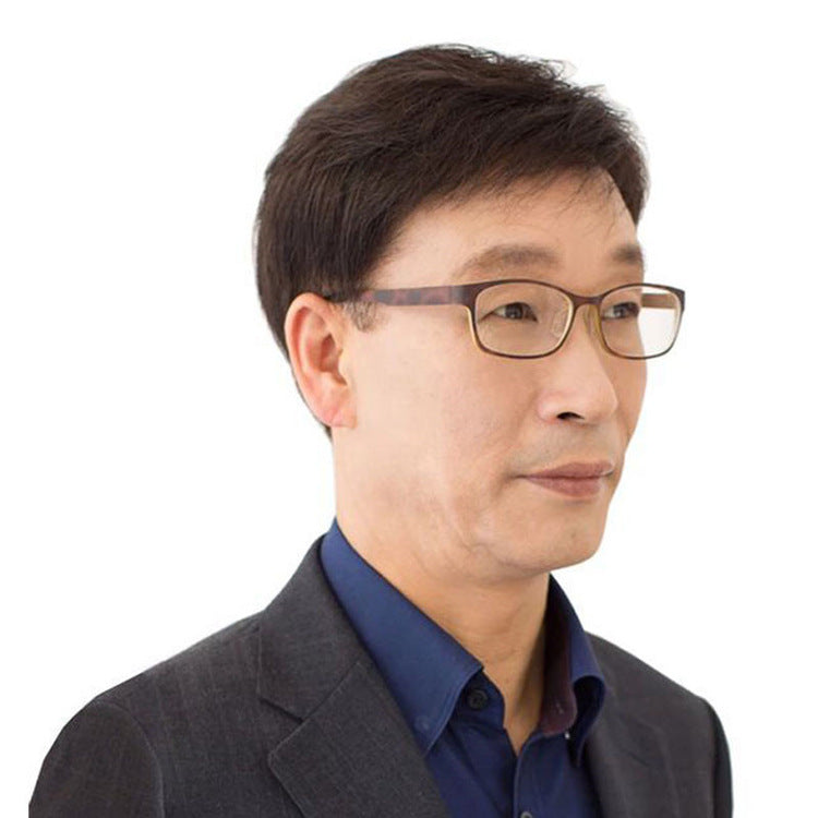 Men's Natural Realistic Short Hair Human Head Men's Wig